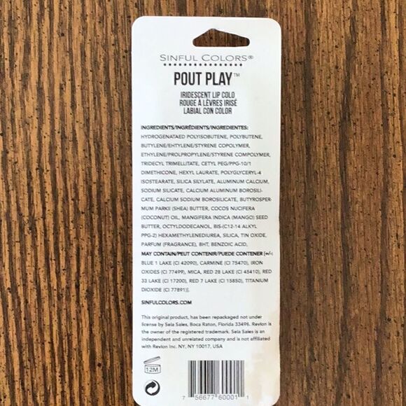 Sinful Colors Iridescent Lip Color - Picture 3 of 4